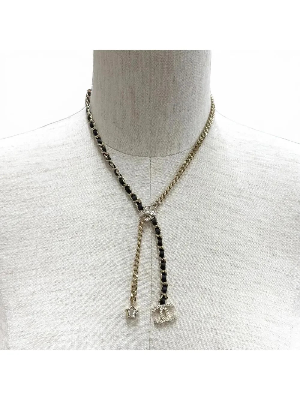Chanel Cc Logo Chain Star Pendant #343286C16B